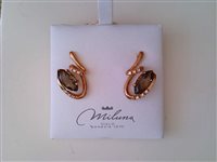 Orecchini Miluna Donna in Oro Quarzo ERD967